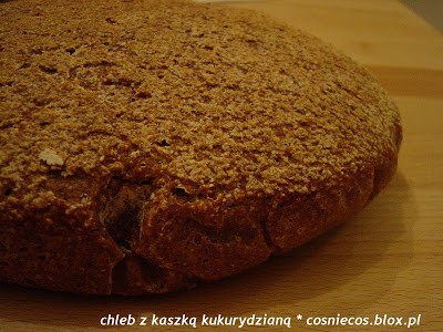 Weekendowa piekarnia – chleb pełnoziarnisty na zakwasie z kaszką kukurydzianą