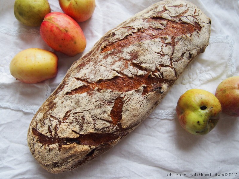 WBD2017: chleb z jabłkami / WBD2017: Normandy apple bread